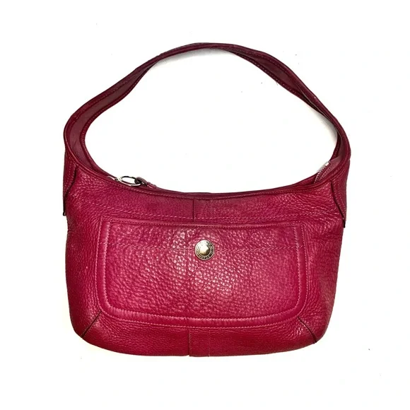 バッグ Vintage Coach Turnlock Shoulder Bag Red COACH VINTAGE RED GEOMETRIC TOP TURNLOCK BAG 9043 | eBay